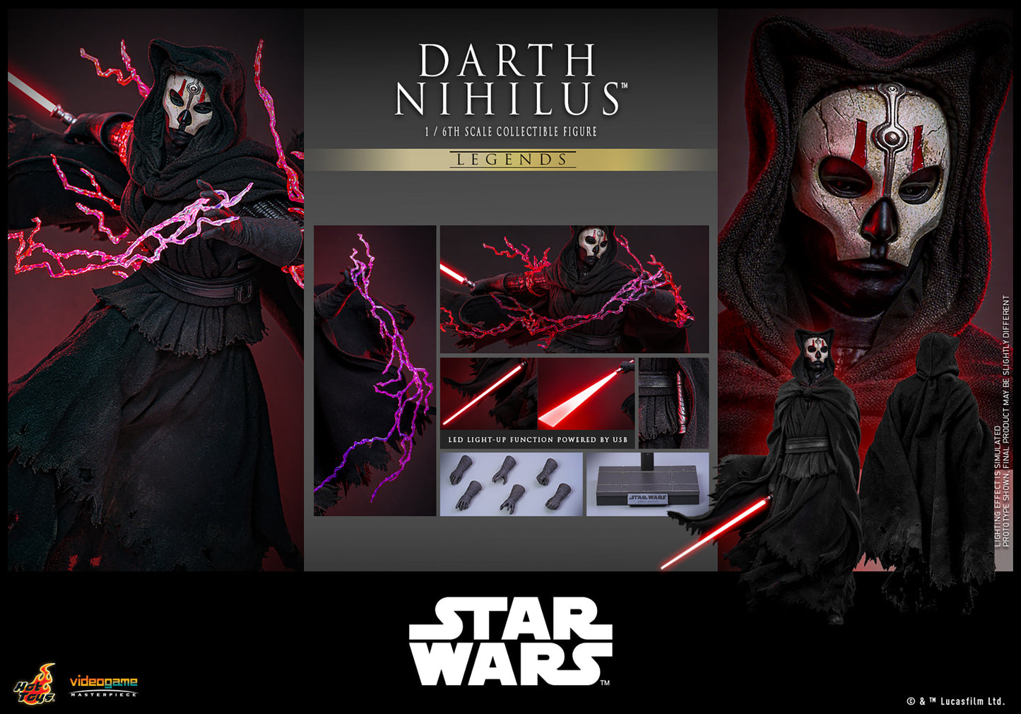 Darth Nihilus Sixth Scale Figure