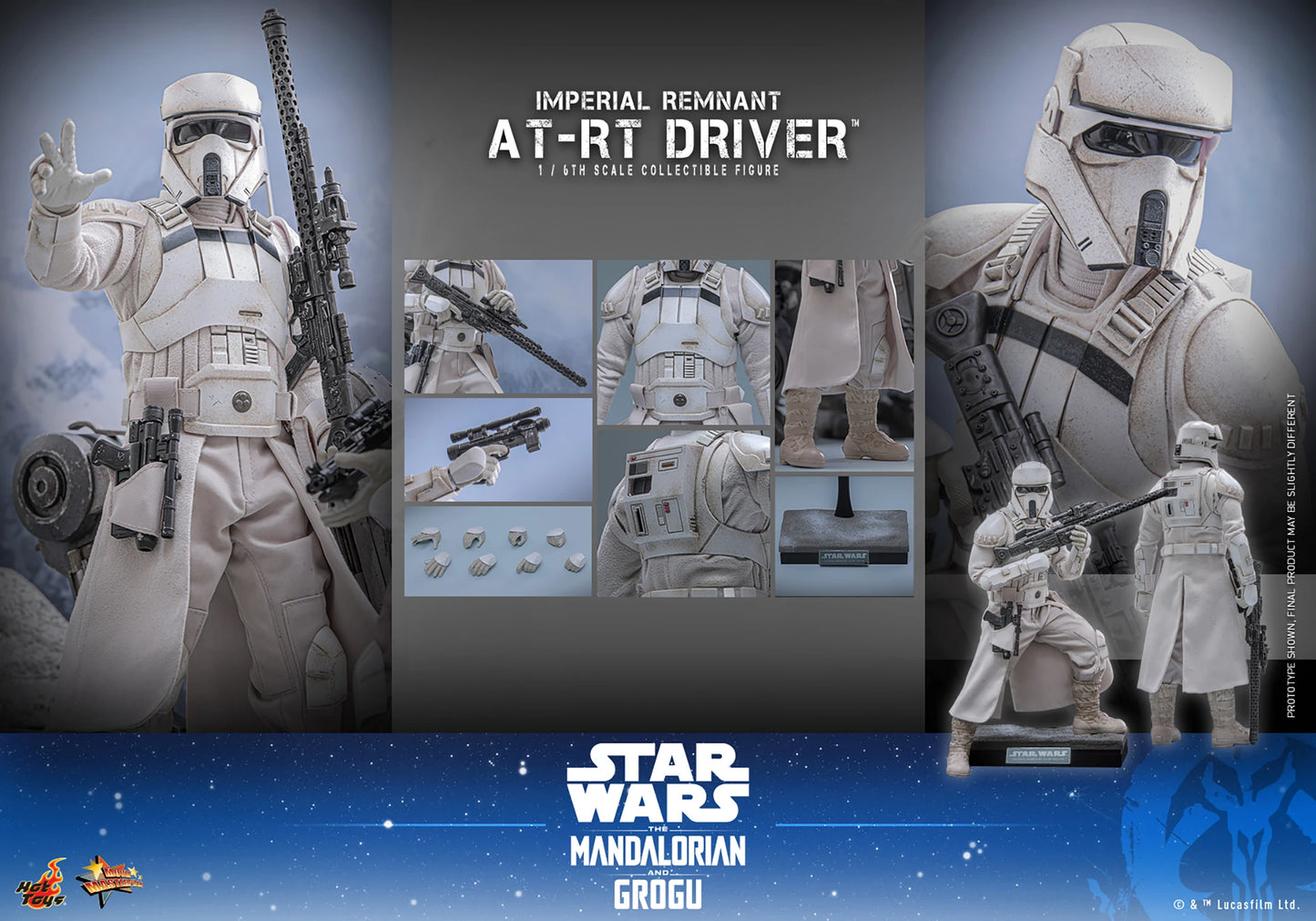Hot Toys Imperial Remnant AT-RT Driver Sixth Scale Figure