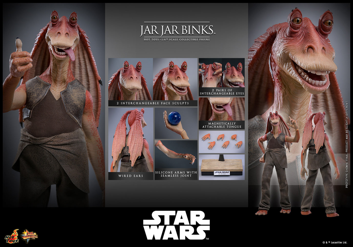 Jar Jar Binks Sixth Scale Figure