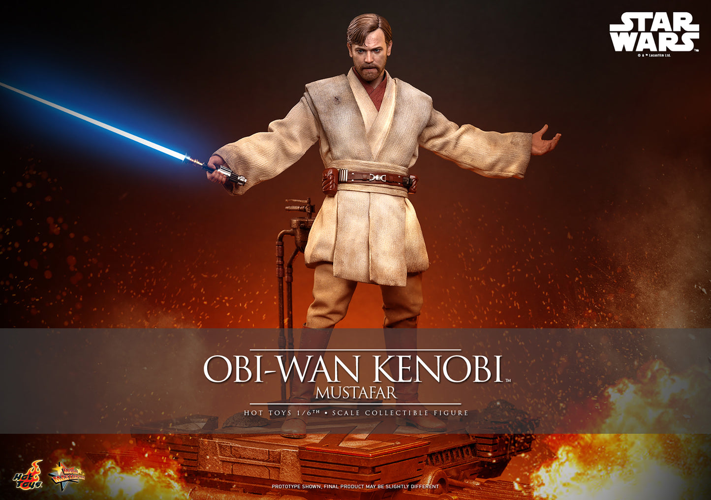 Obi-Wan Kenobi (Mustafar) Sixth Scale Figure by Hot Toys