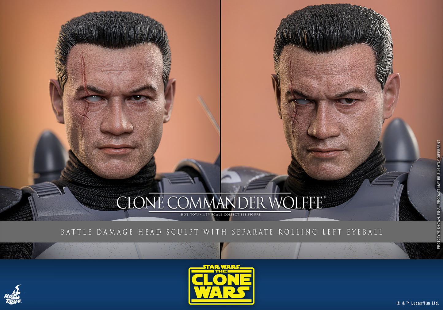 Clone Commander Wolffe Sixth Scale Figure