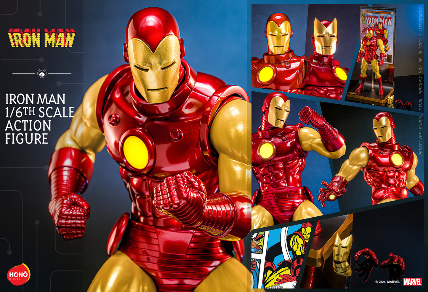 Iron Man Sixth Scale Figure by Hono Studio