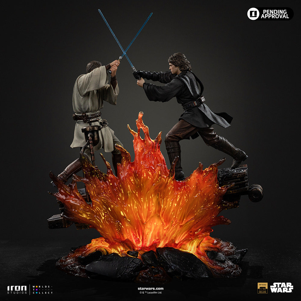 Anakin vs. Obi-Wan Deluxe 1:10 Art Scale Statue