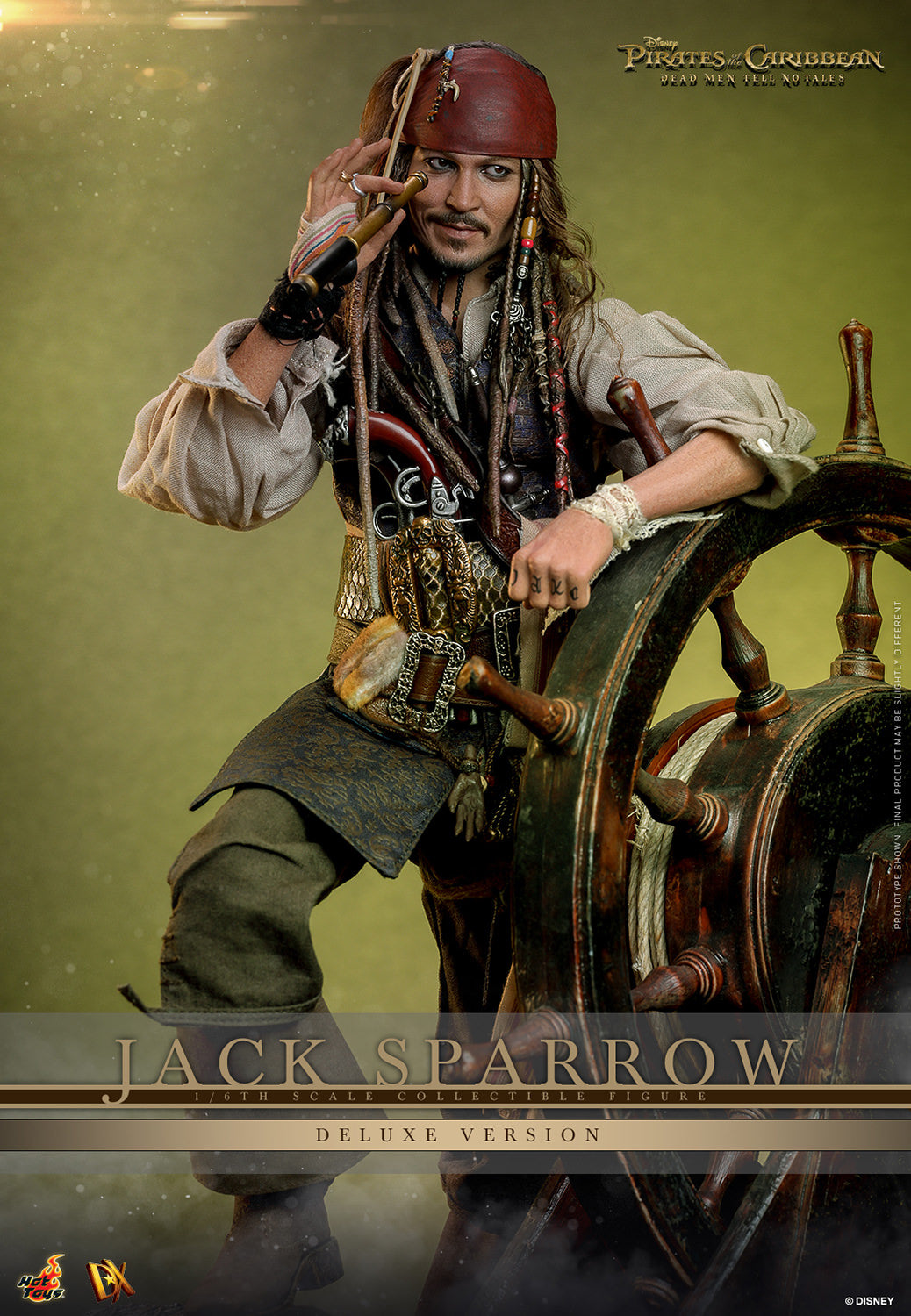 Jack Sparrow (Deluxe Version) 1/6 Scale Figure by Hot Toys
