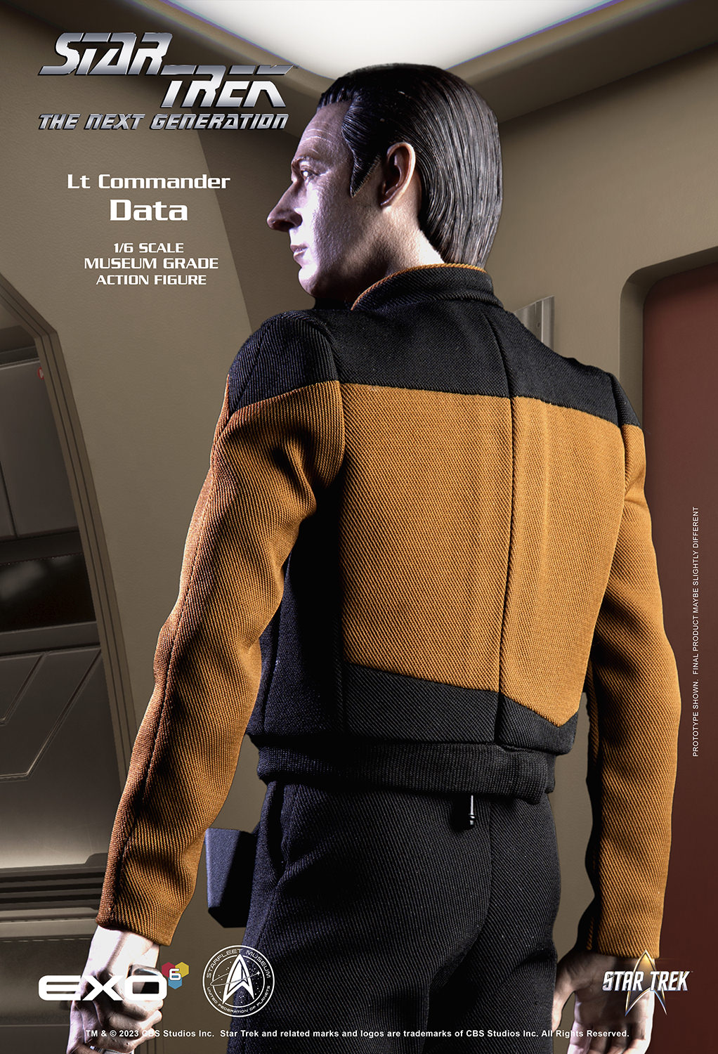 Lt. Commander Data (Standard Version) 1/6 Scale Figure by EXO-6