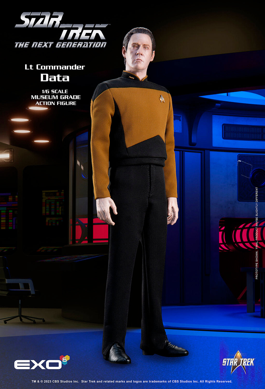 Lt. Commander Data (Standard Version) 1/6 Scale Figure by EXO-6