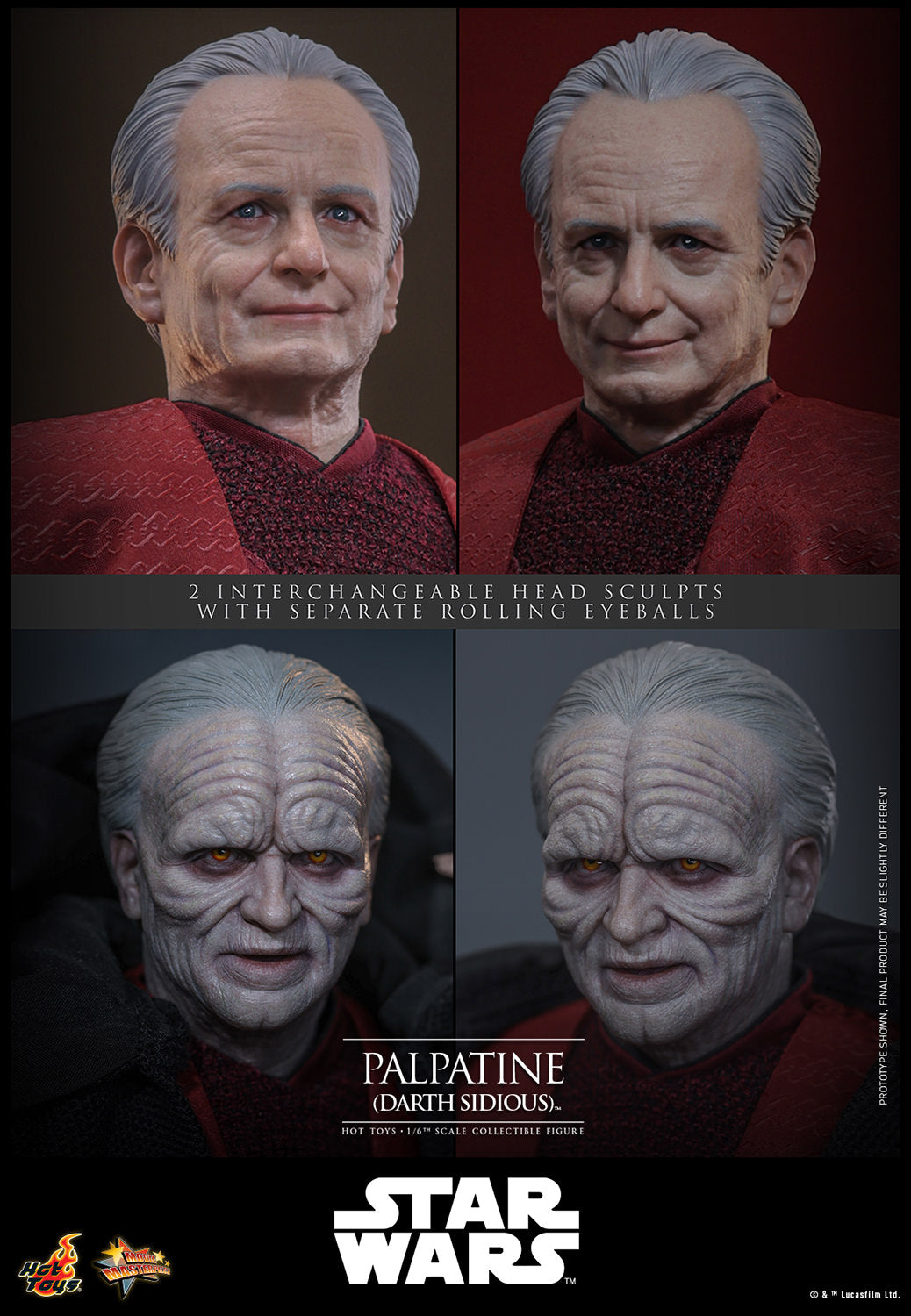 Palpatine (Darth Sidious) Sixth Scale Figure