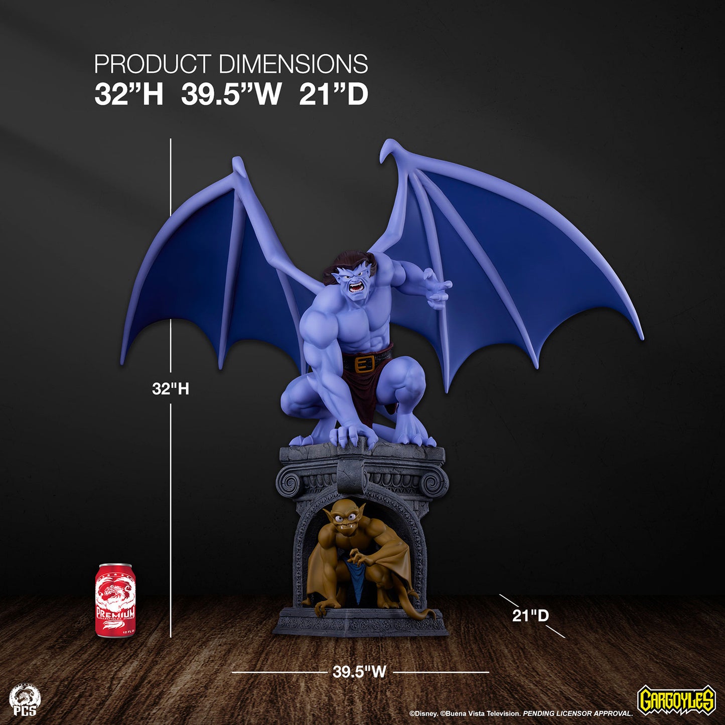 Gargoyles Goliath and Lexington 1/4 Scale Statue