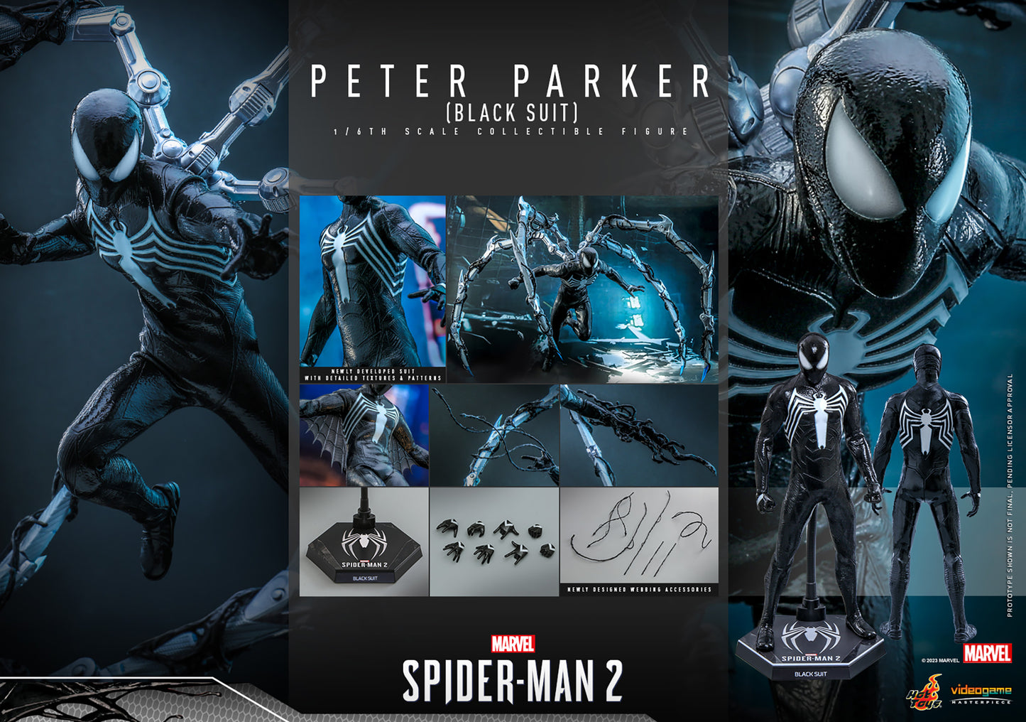 Peter Parker (Black Suit) 1/6 Scale Figure