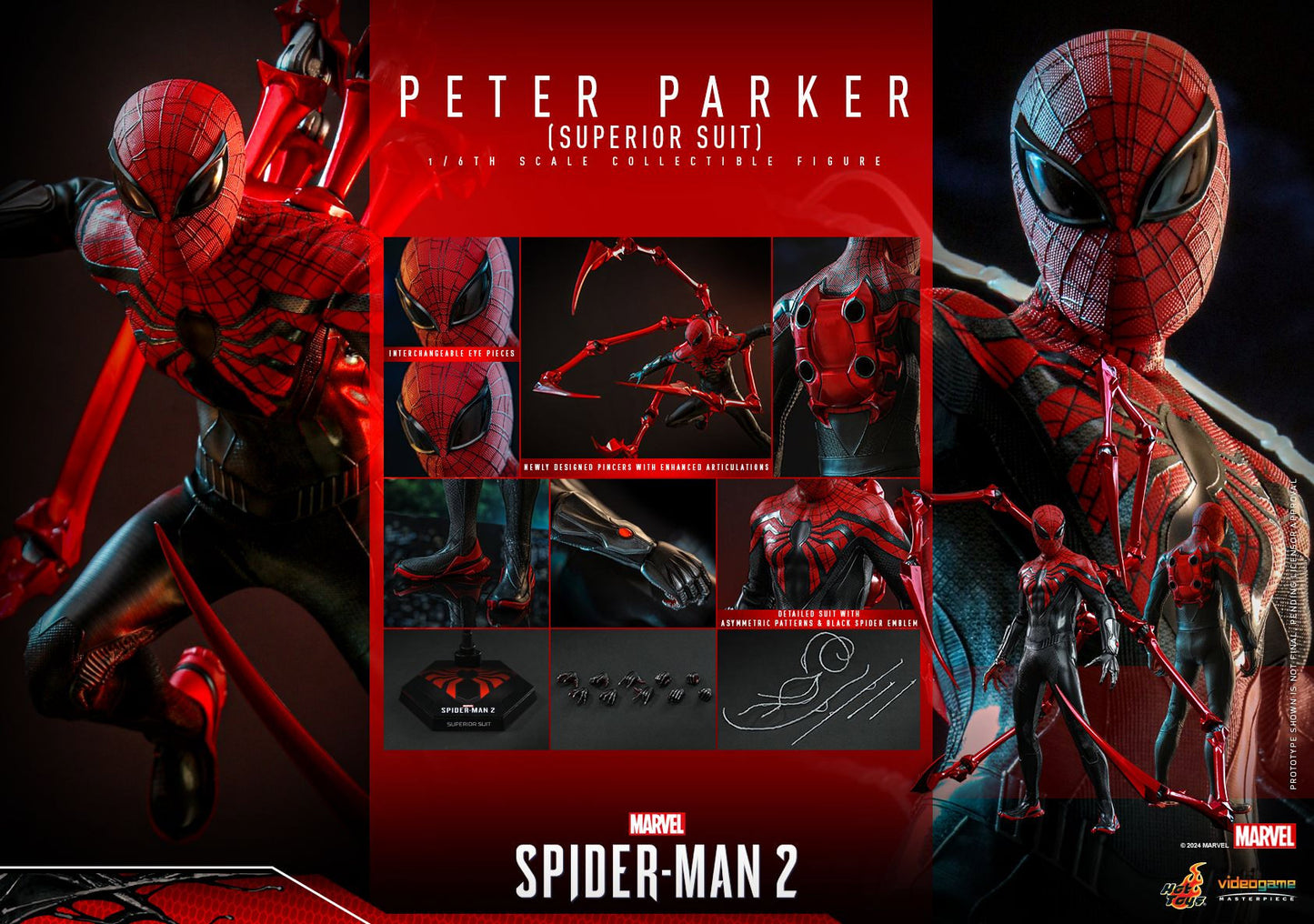 Peter Parker (Superior Suit) Sixth Scale Figure by Hot Toys