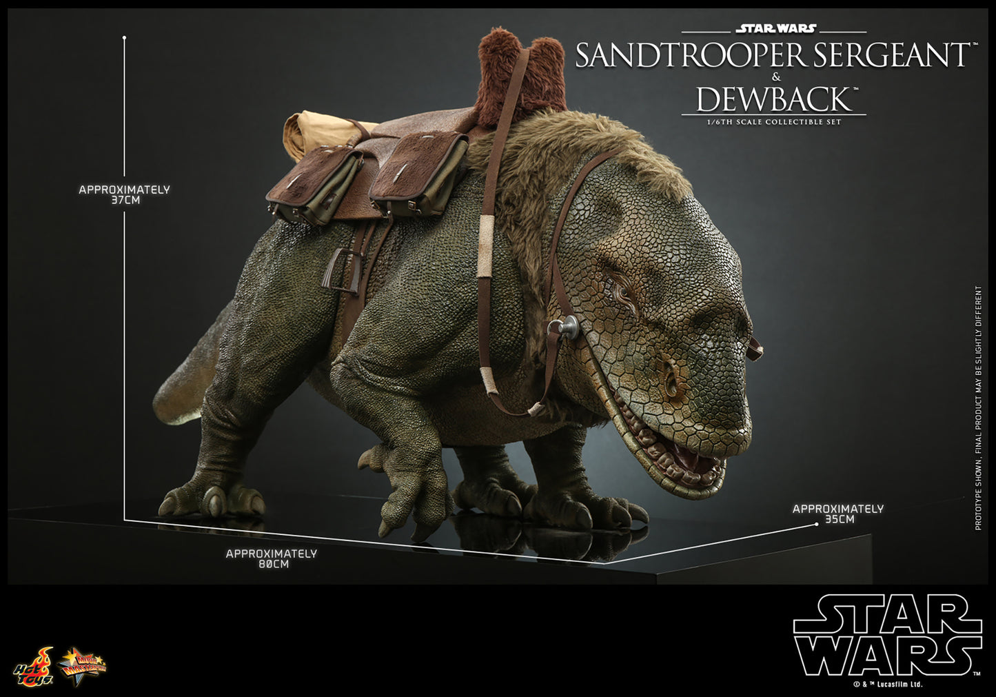 Sandtrooper Sergeant and Dewback 1/6 Scale Figure Set by Hot Toys