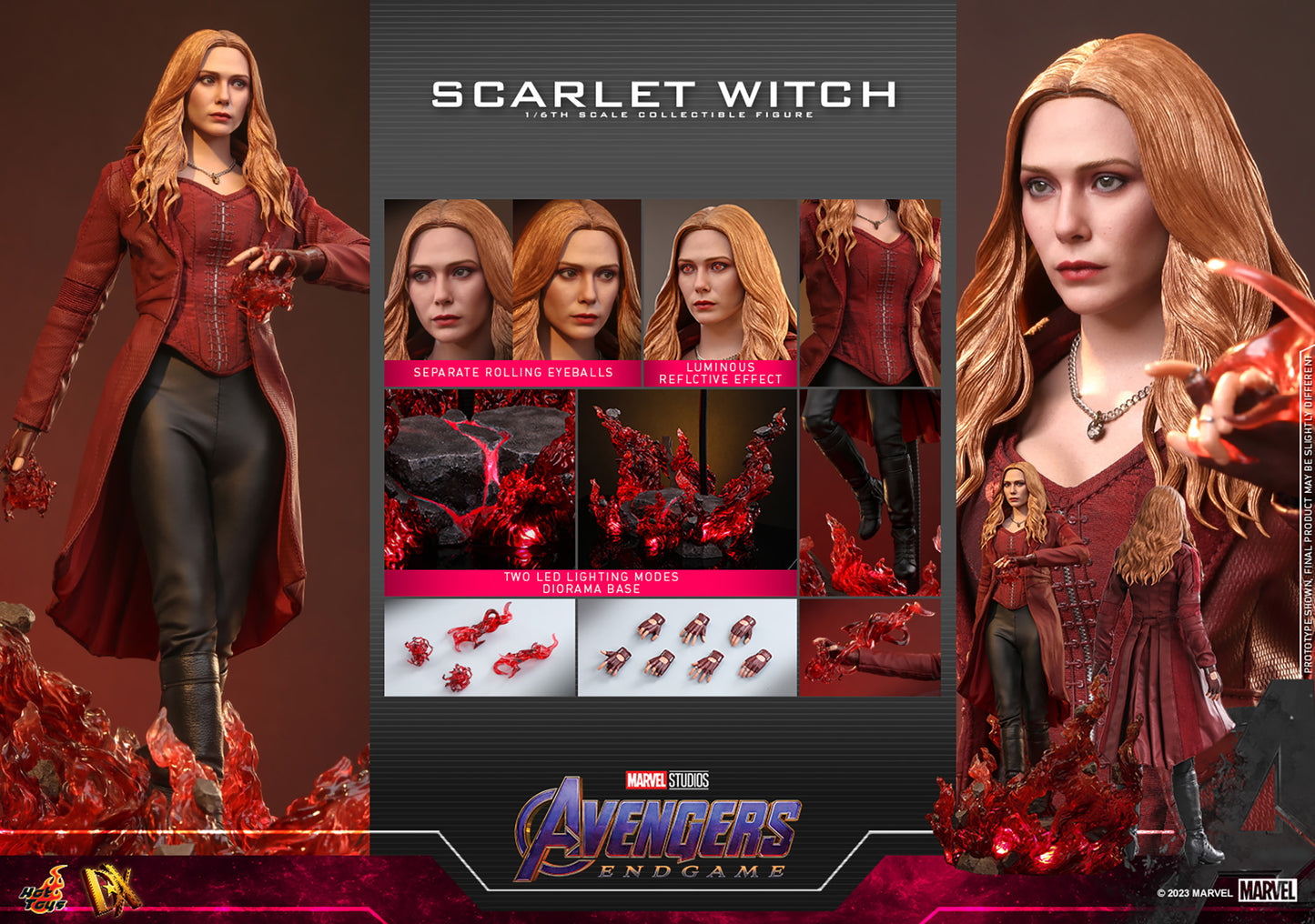 Scarlet Witch (Avengers Endgame) 1/6 Scale Figure by Hot Toys