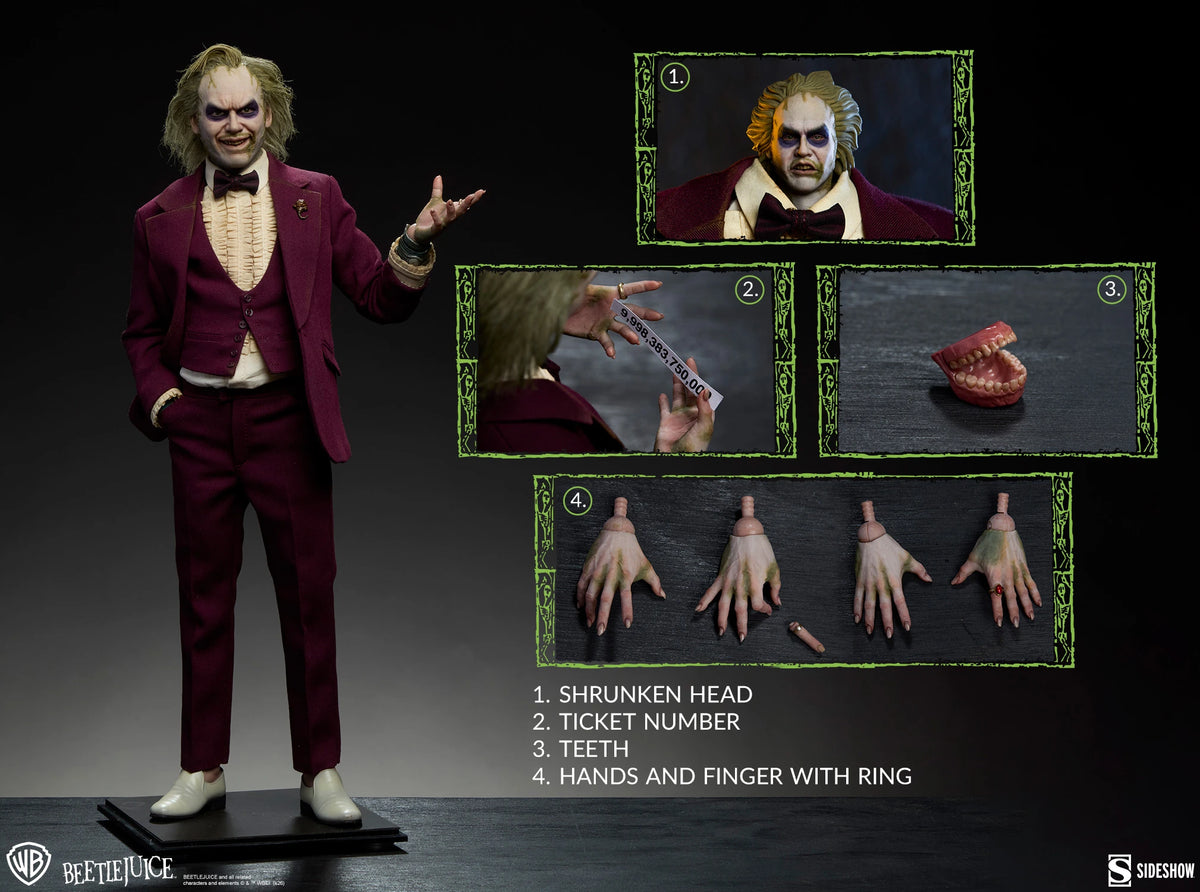 Beetlejuice (Wedding Version) Sixth Scale Figure by Sideshow
