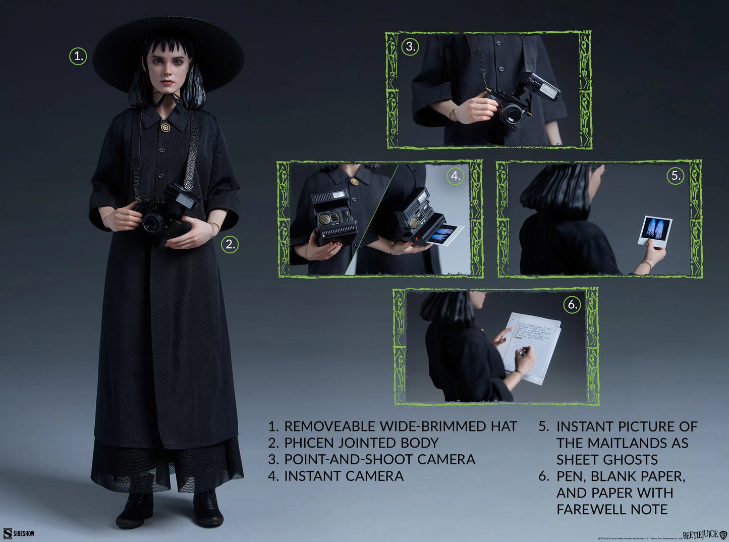 Lydia Deetz Sixth Scale Figure by Sideshow – Beetlejuice (1988)
