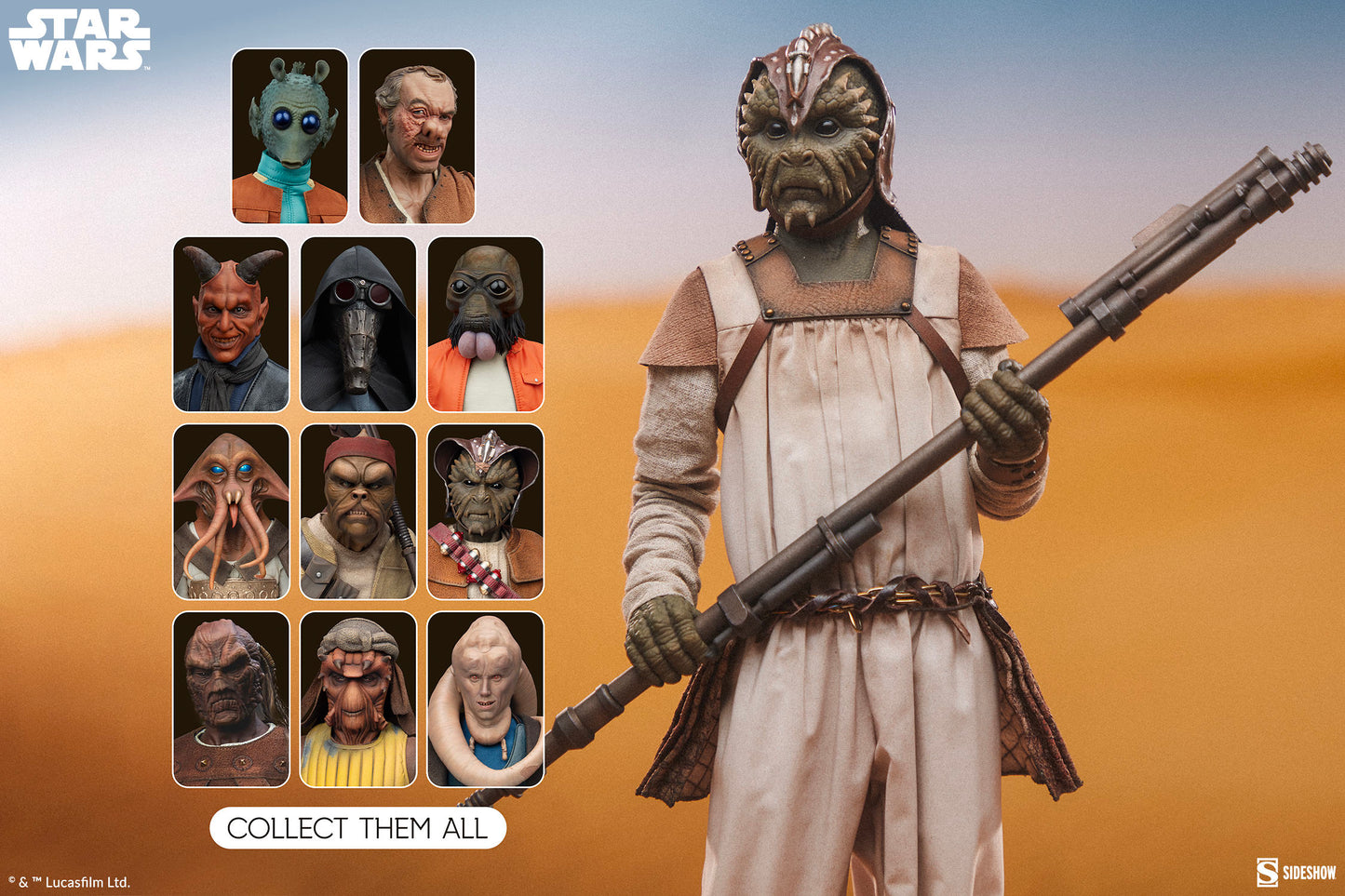 Sideshow Collectibles Star Wars Klaatu 1/6 Scale Figure