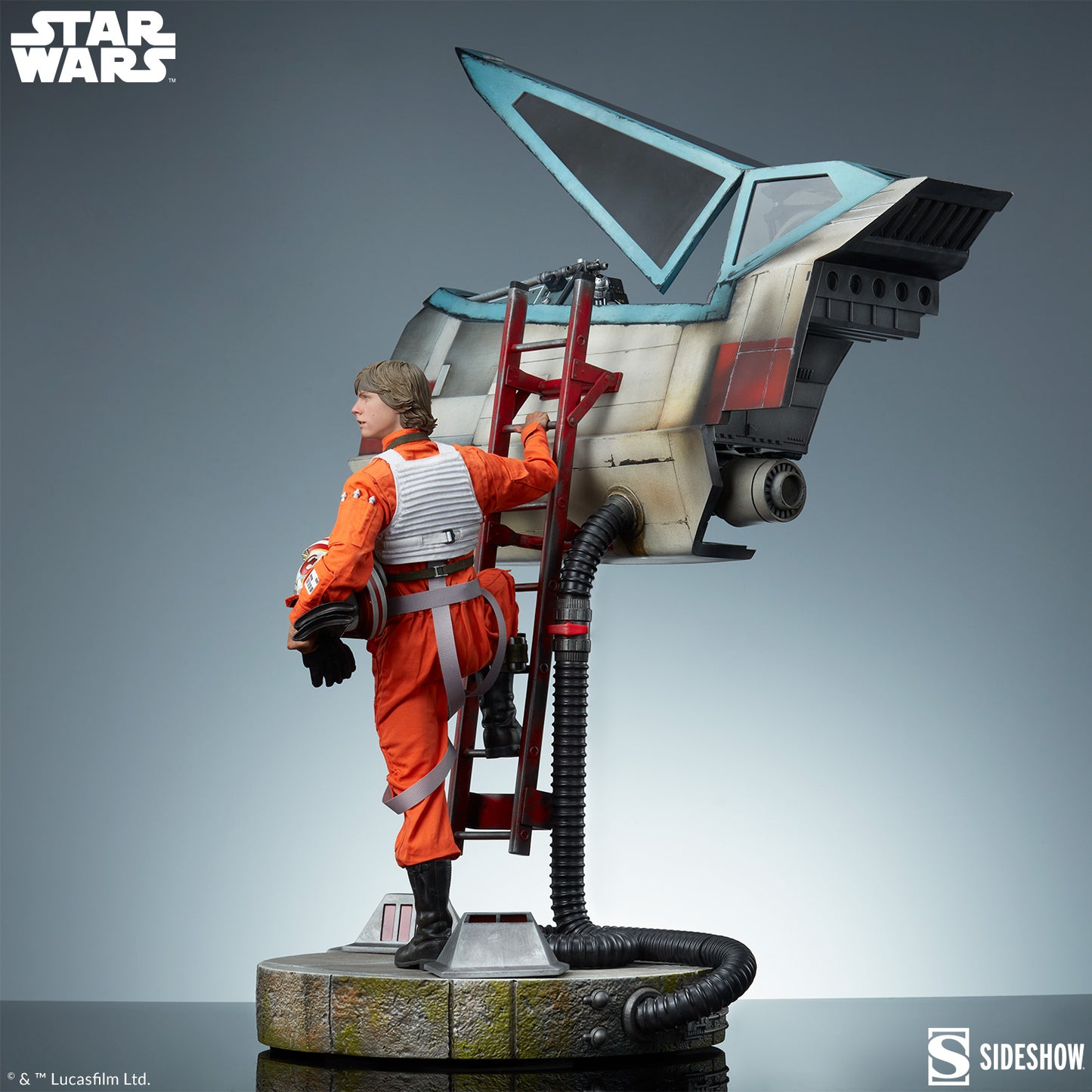 Luke Skywalker and X-Wing Premium Format Figure