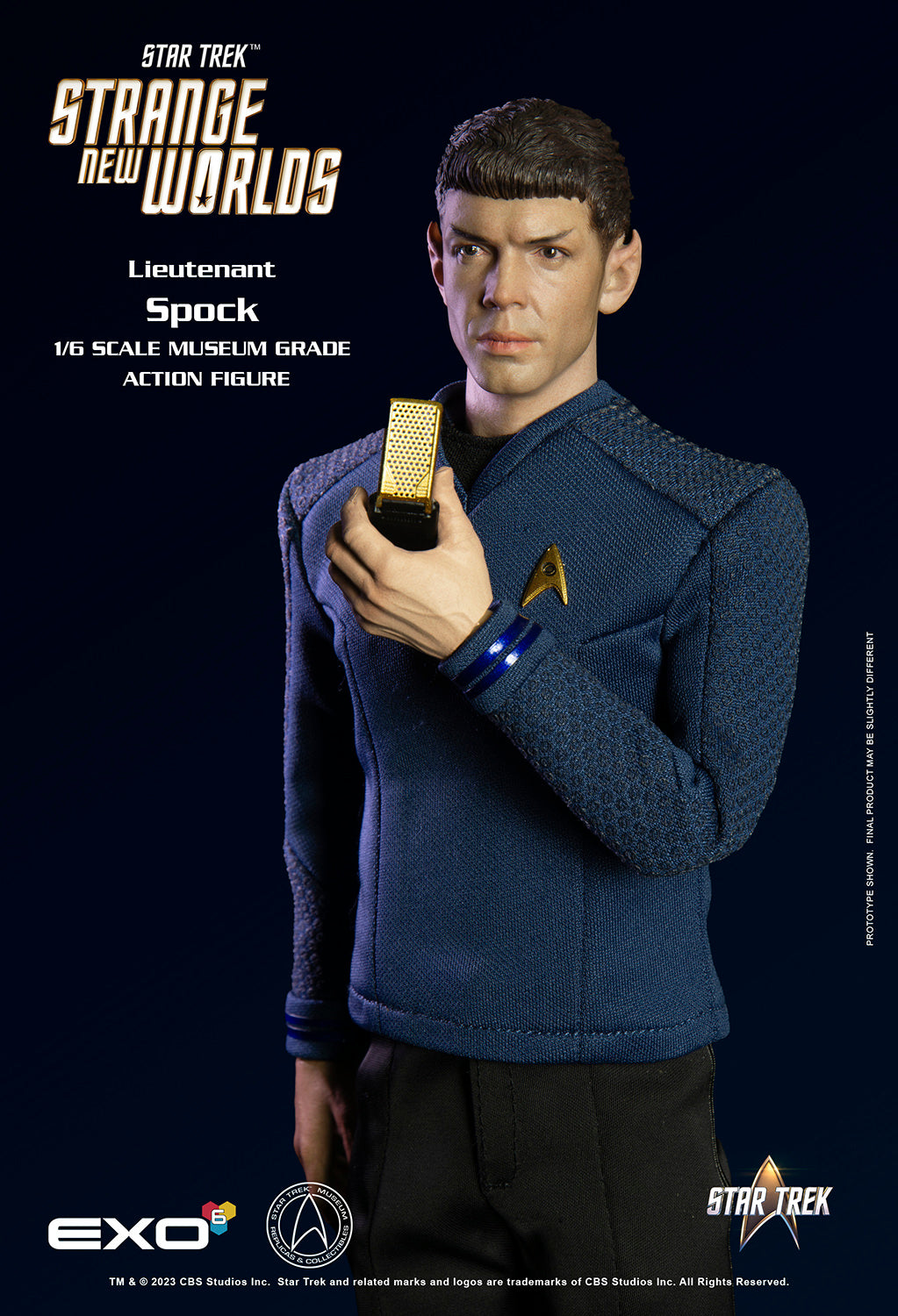 Strange New Worlds Spock 1/6 Scale Figure by EXO-6