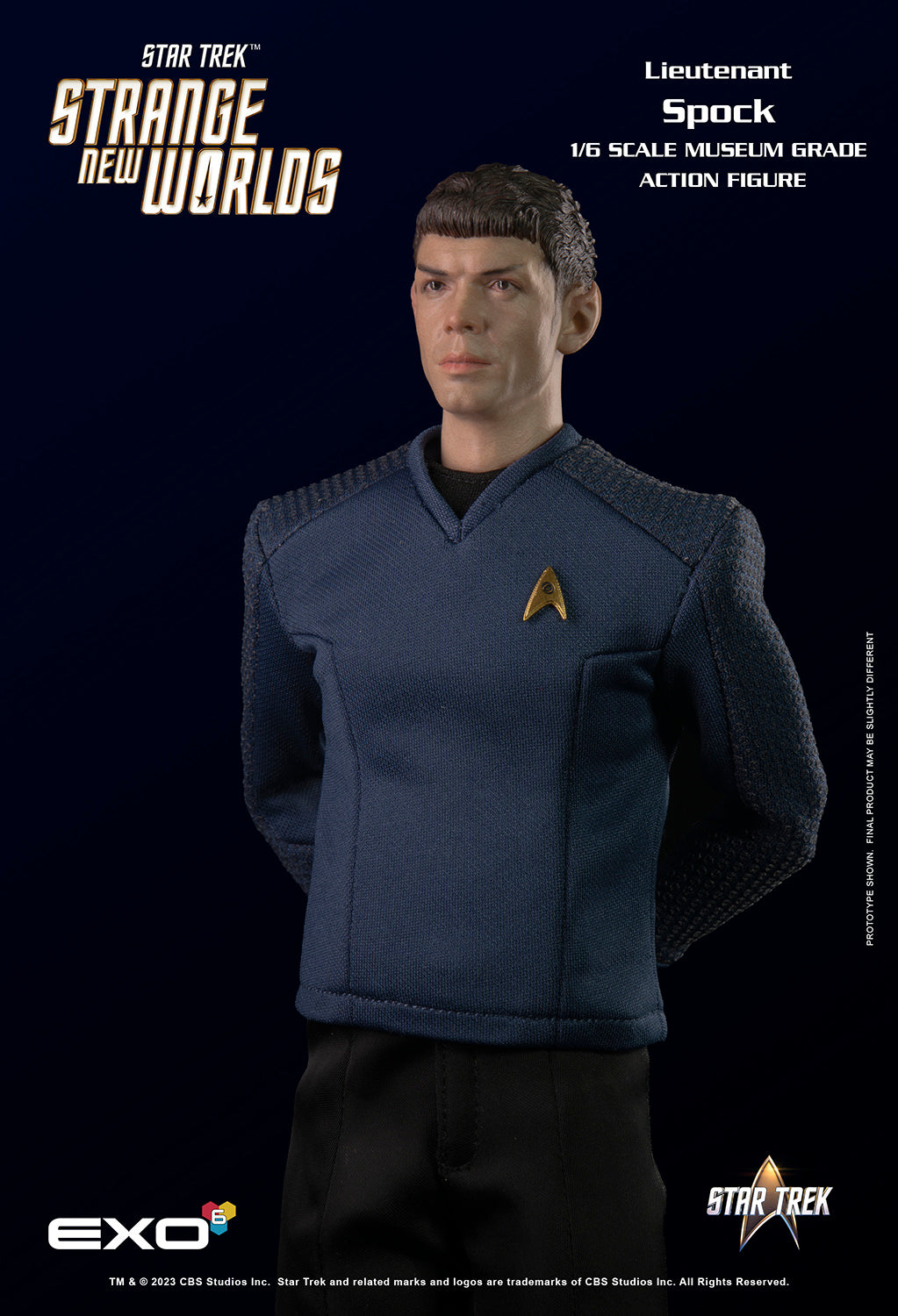 Strange New Worlds Spock 1/6 Scale Figure by EXO-6