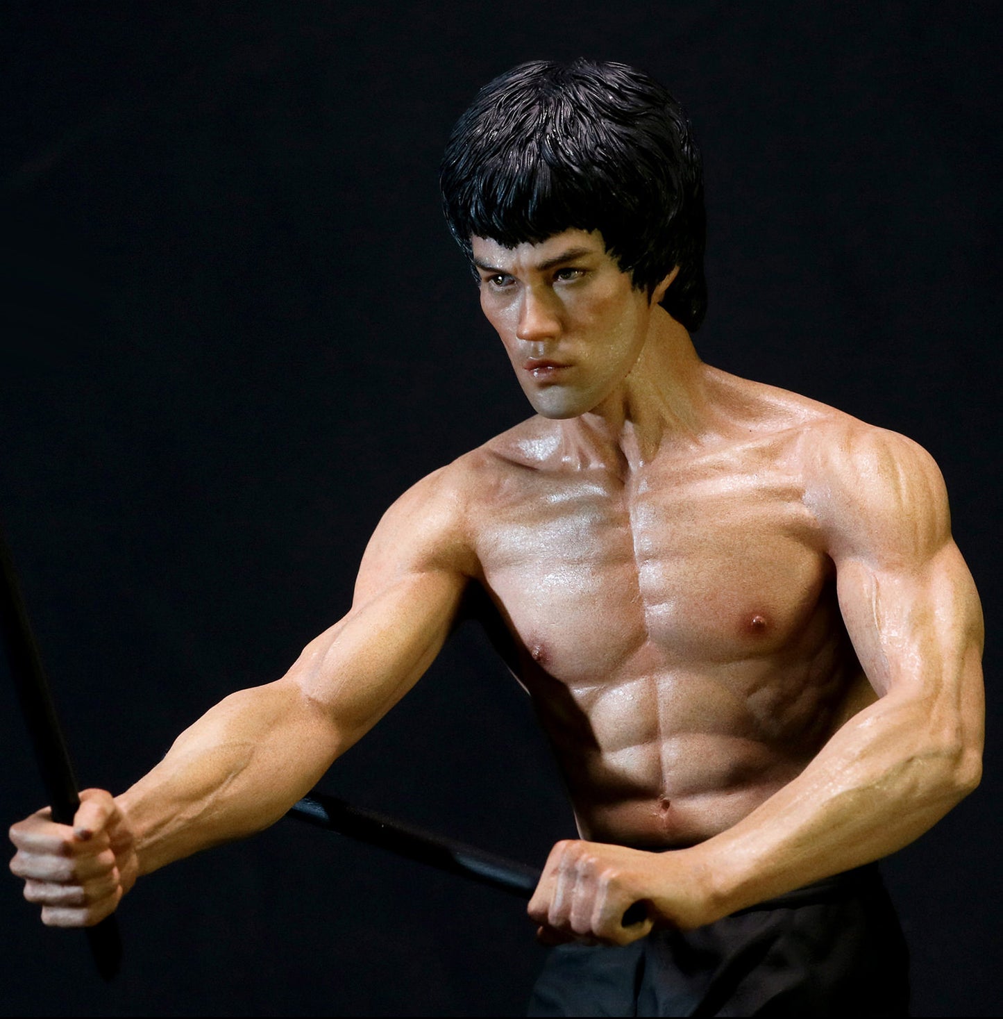 Bruce Lee (Kali Sticks Fight) Deluxe Statue