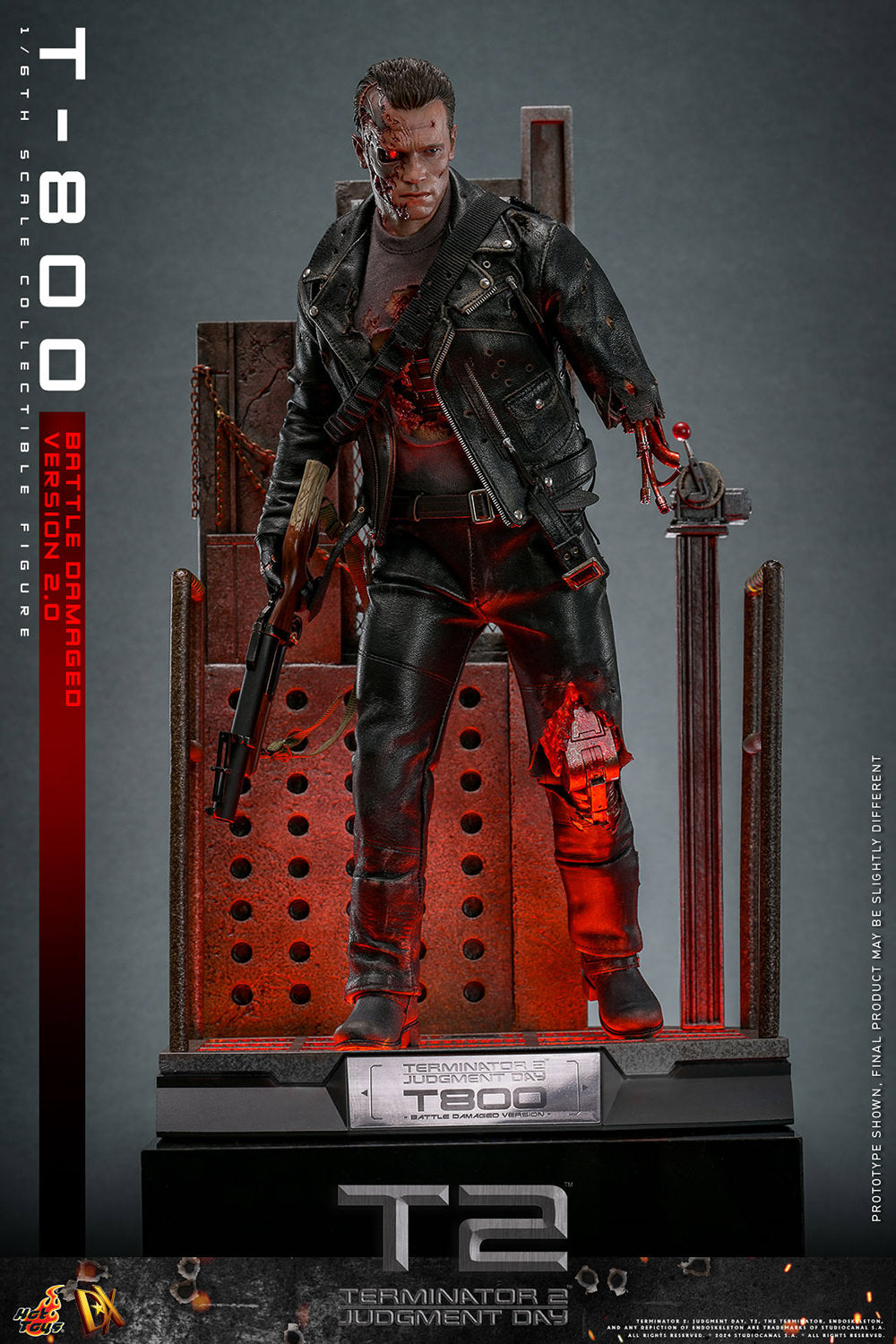 Terminator 2 T-800 (Battle Damaged Version) 1/6 Scale Figure