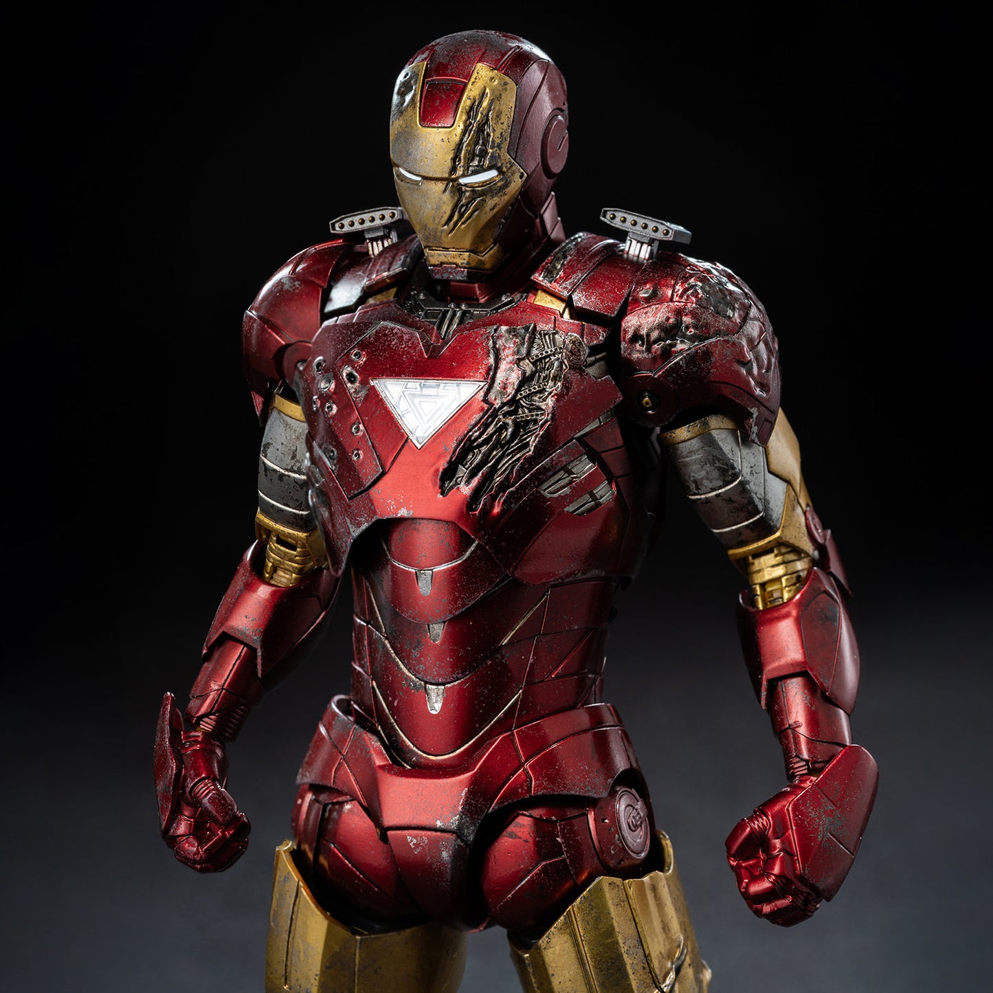 Threezero Iron Man Mark 6 (Battle Damaged) DLX Action Figure