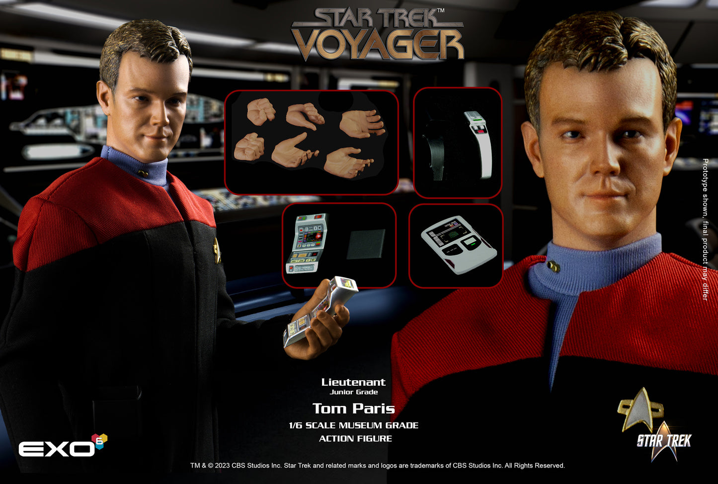 Tom Paris Sixth Scale Figure by EXO-6