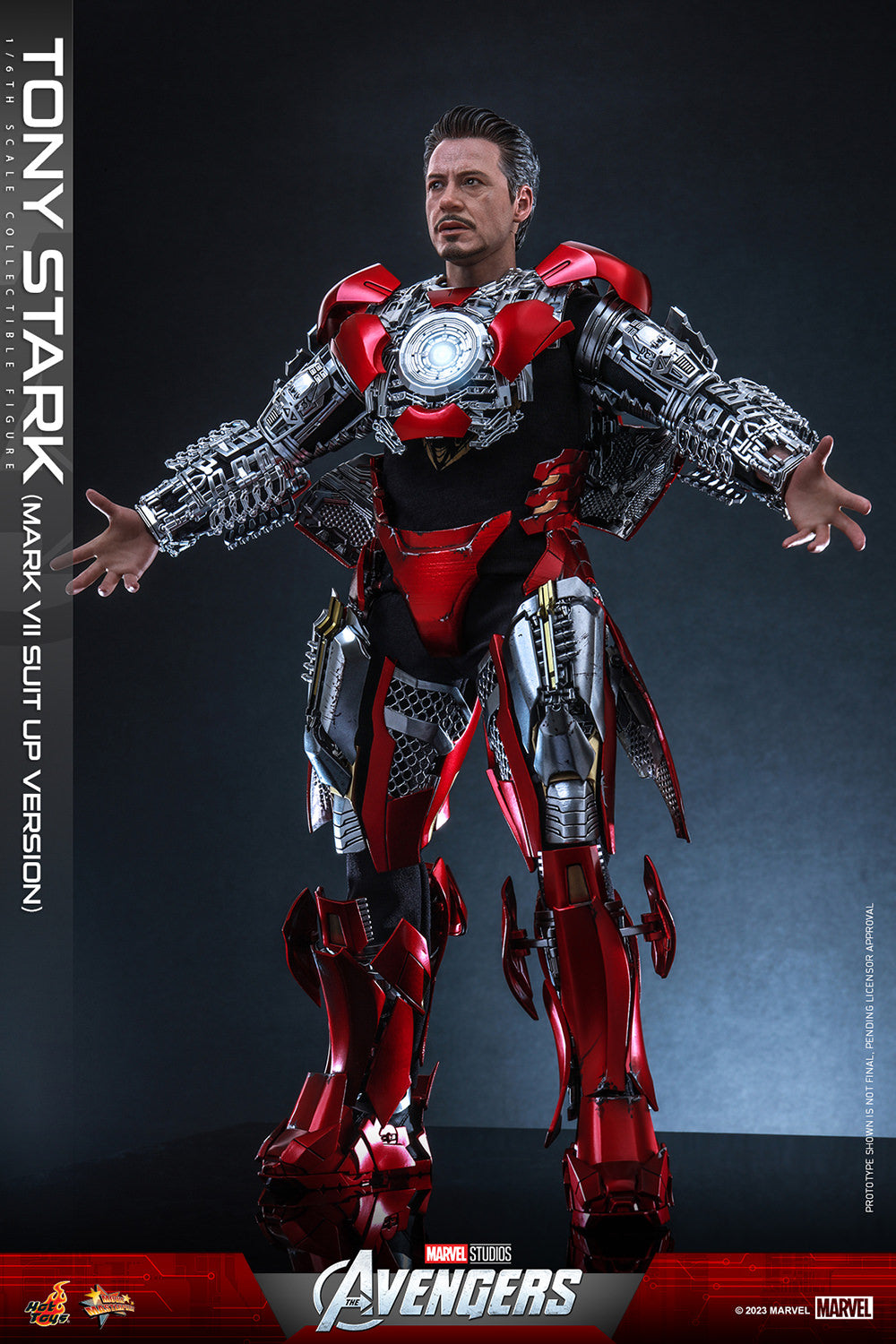 Tony Stark (Mark VII Suit Up Version) 1/6 Scale Figure