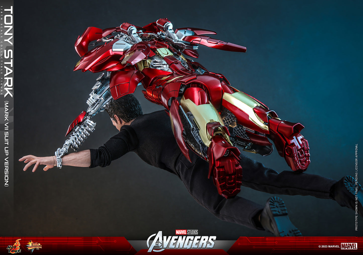 Tony Stark (Mark VII Suit Up Version) 1/6 Scale Figure