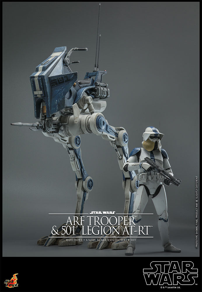 ARF Trooper and 501st Legion AT-RT 1/6 Scale Figure Set by Hot Toys