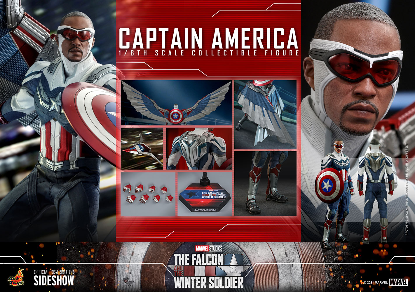 Hot Toys Captain America (The Falcon and the Winter Soldier)