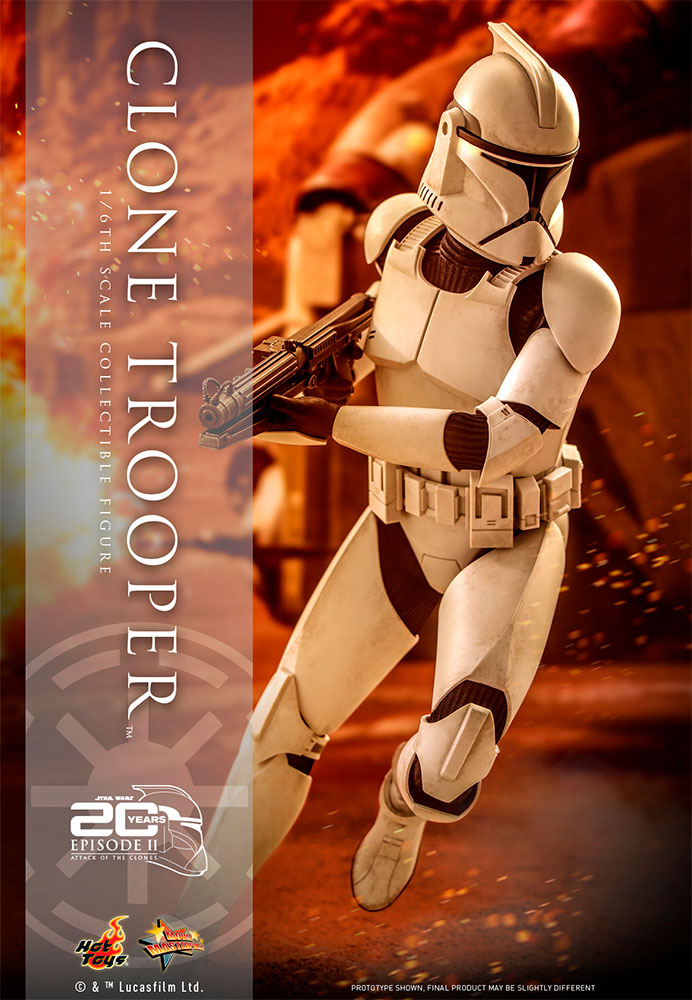 Clone Trooper Sixth Scale Figure by Hot Toys