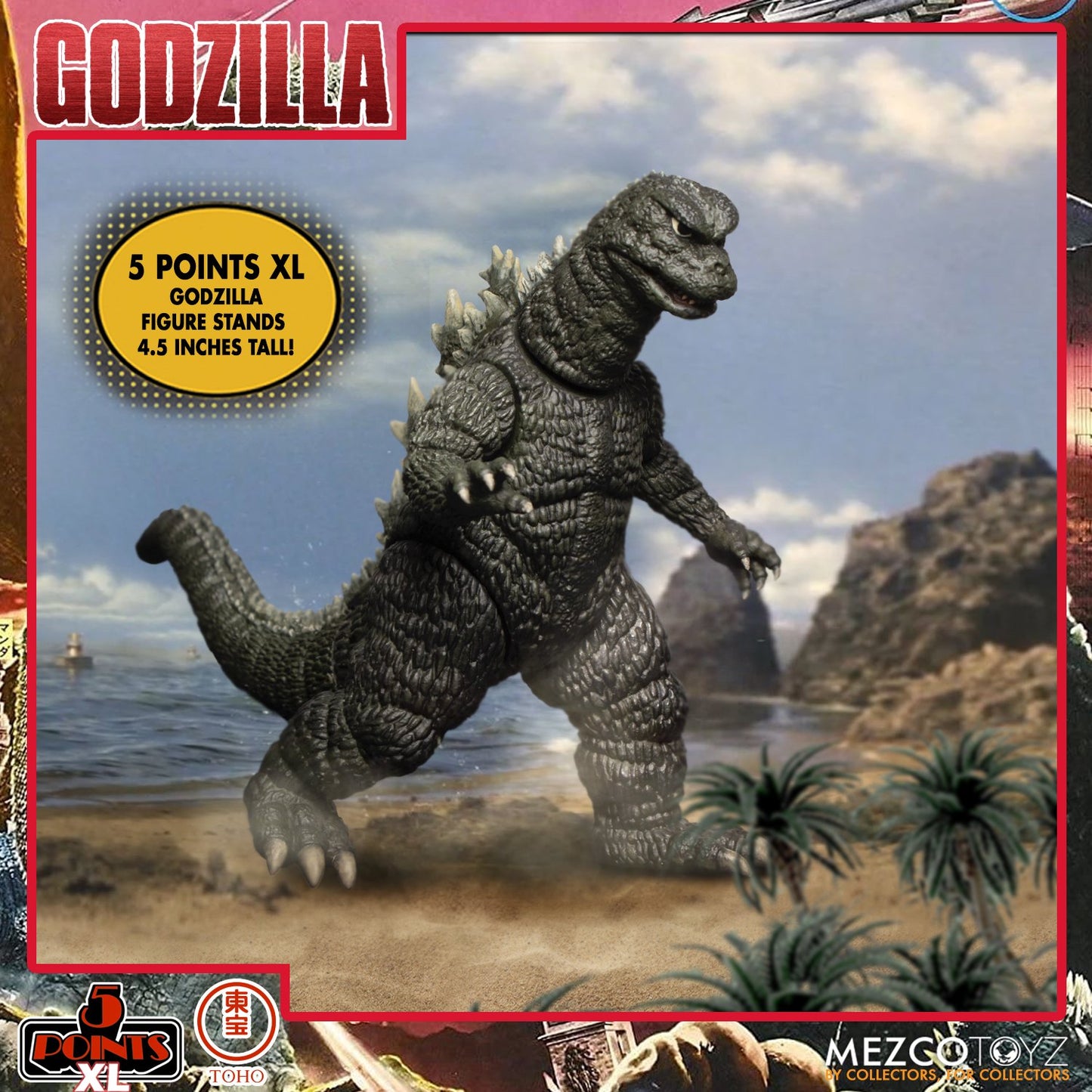 5 Points XL Godzilla Destroy All Monsters Round 1 Boxed Set