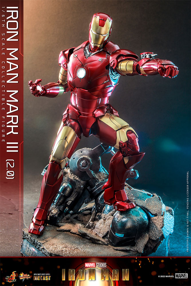 Iron Man Mark III (2.0) Sixth Scale Figure by Hot Toys