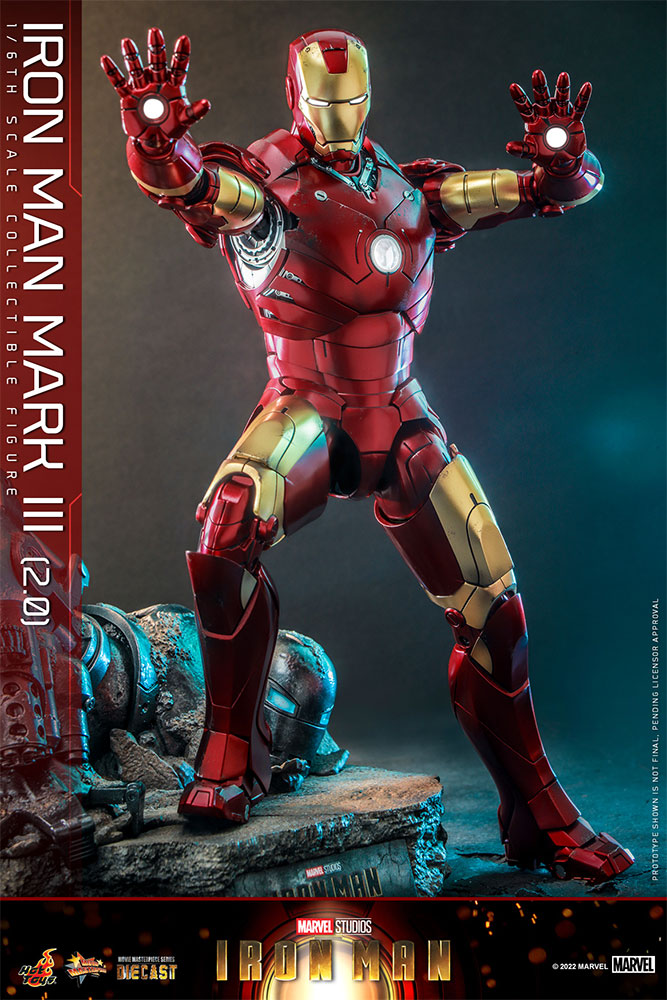 Iron Man Mark III (2.0) Sixth Scale Figure by Hot Toys