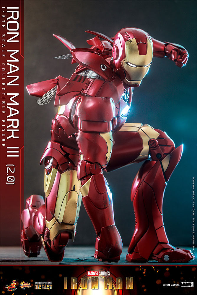 Iron Man Mark III (2.0) Sixth Scale Figure by Hot Toys