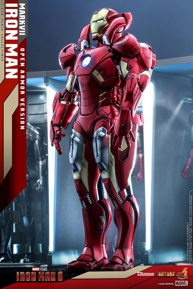 Iron Man Mark VII (Open Armor Version) Sixth Scale Figure by Hot Toys