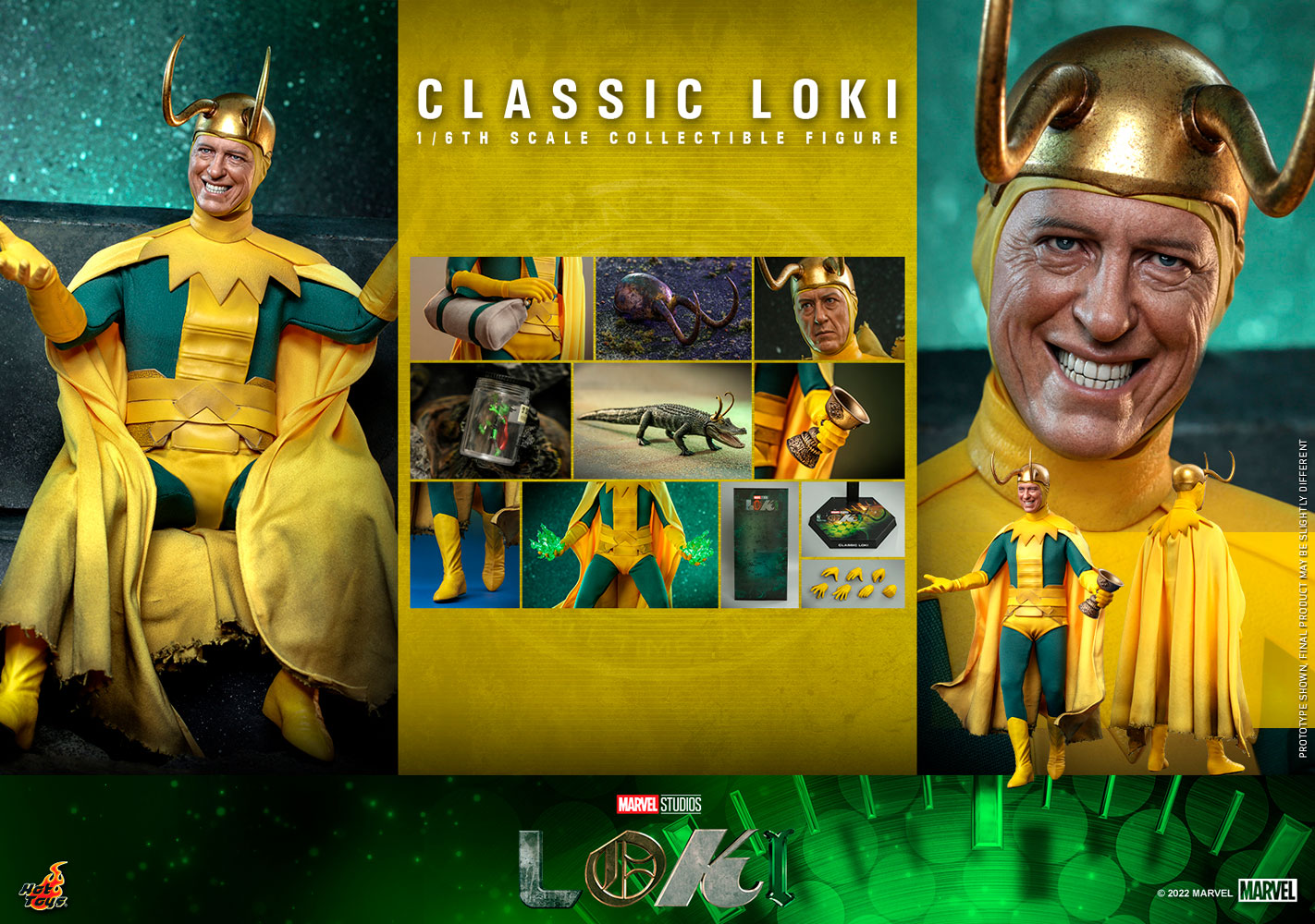 Classic Loki Sixth Scale Figure by Hot Toys (Display Piece)