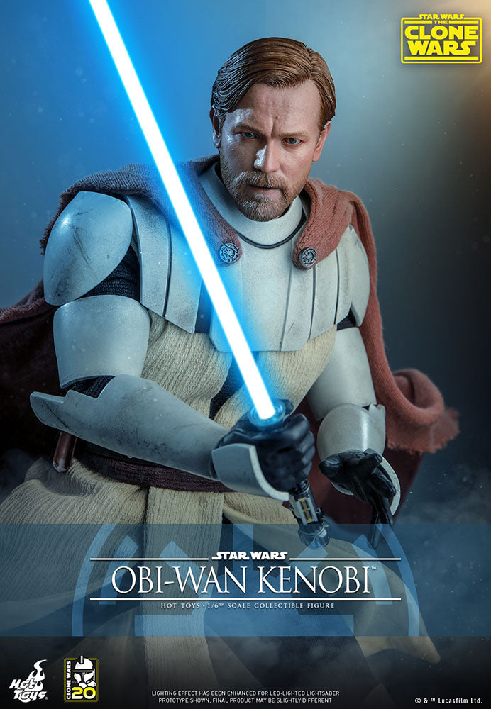 Obi-Wan Kenobi Sixth Scale Figure (Clone Wars) by Hot Toys