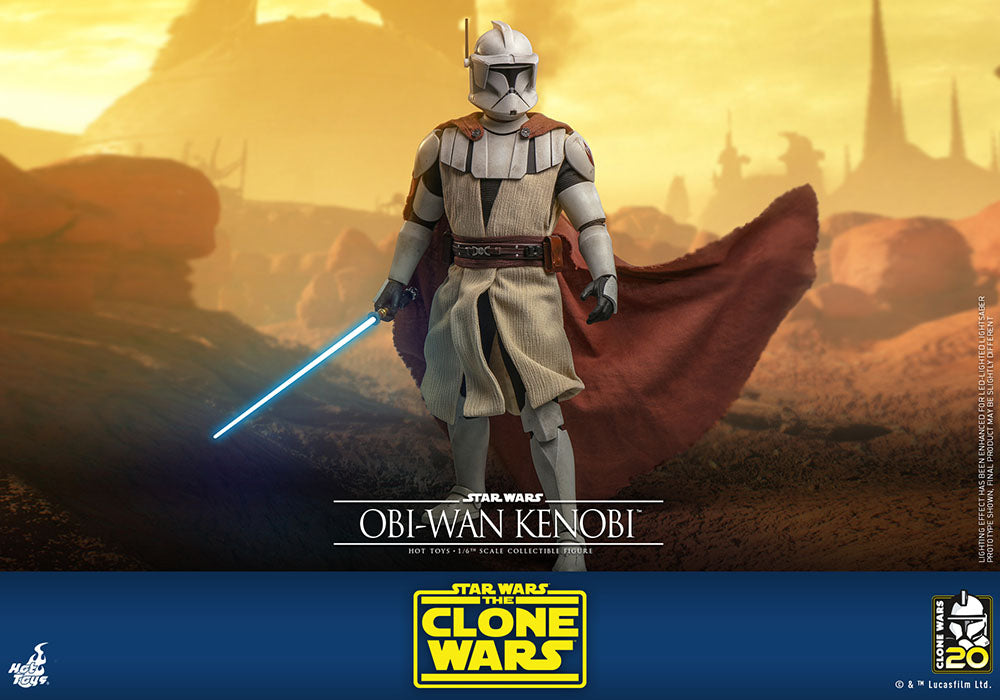 Obi-Wan Kenobi Sixth Scale Figure (Clone Wars) by Hot Toys