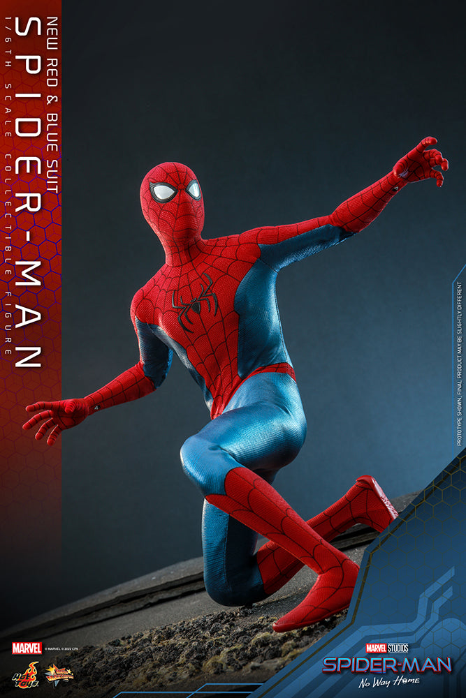 Spider-Man (New Red & Blue Suit) Sixth Scale Figure by Hot Toys