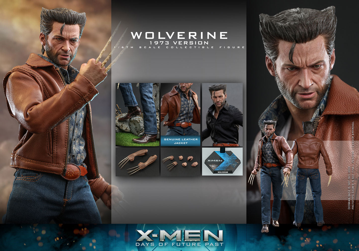 Wolverine 1973 Version Sixth Scale Figure