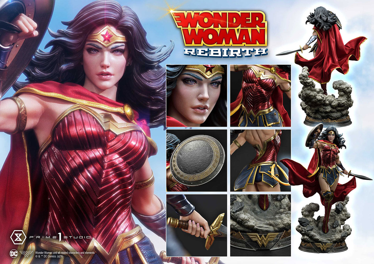 Prime 1 Wonder Woman Rebirth Edition Statue
