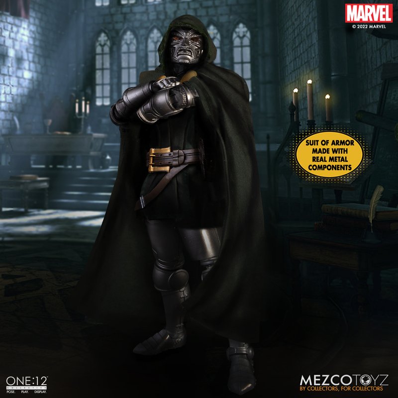 One 12 Collective Doctor Doom Action Figure by Mezco