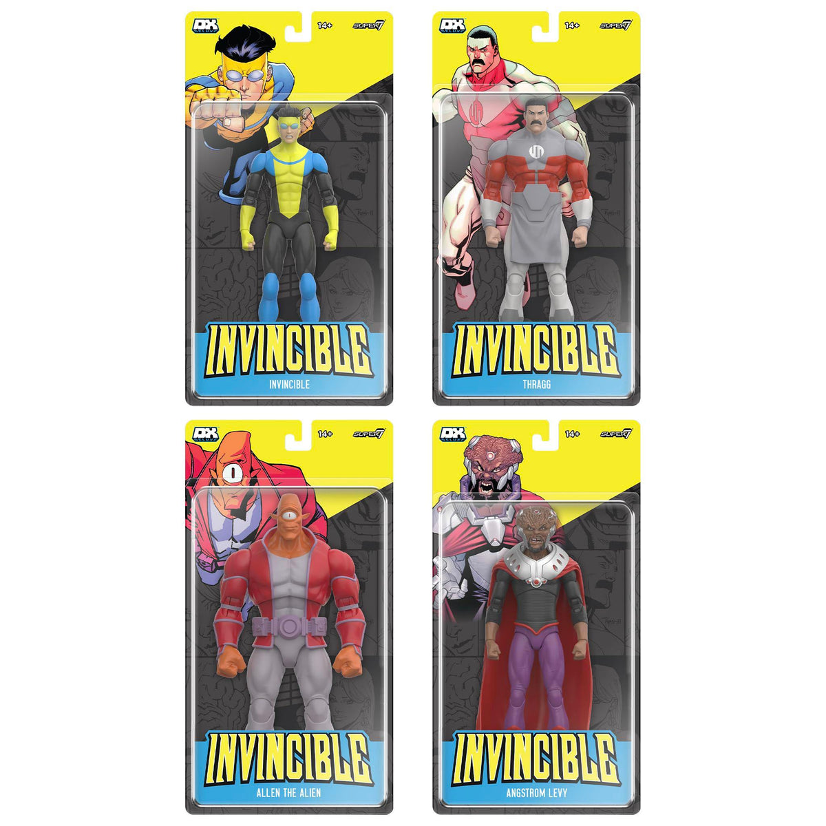 Invincible Deluxe Action Figures Wave 01 – Set of 4