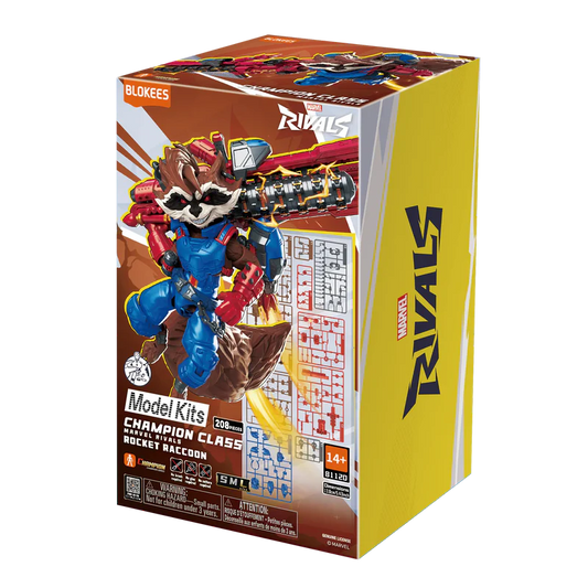 Marvel Rivals Champion Class 08 Rocket Raccoon Model Kits | Blokees