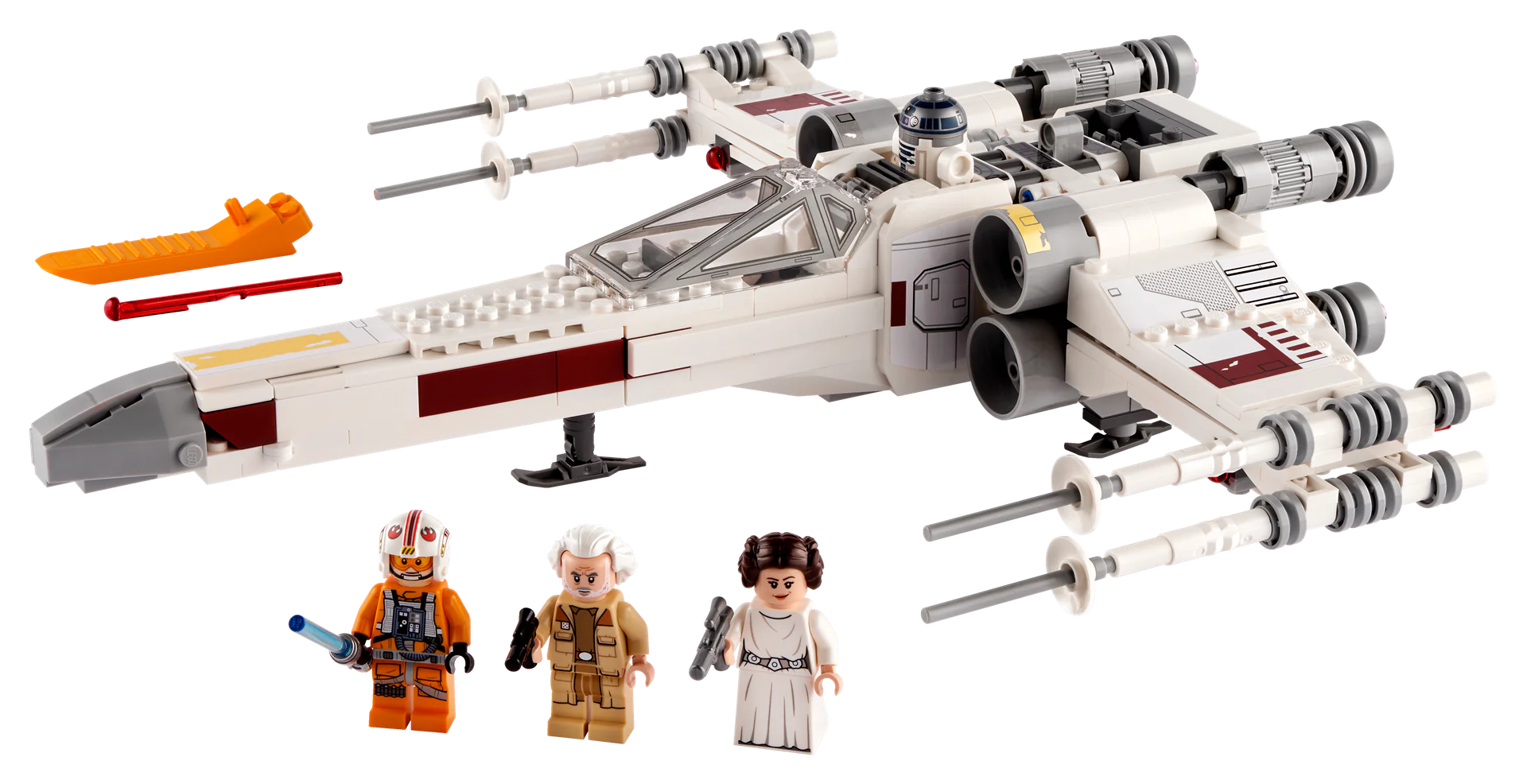 Lego luke skywalker discount x wing pilot