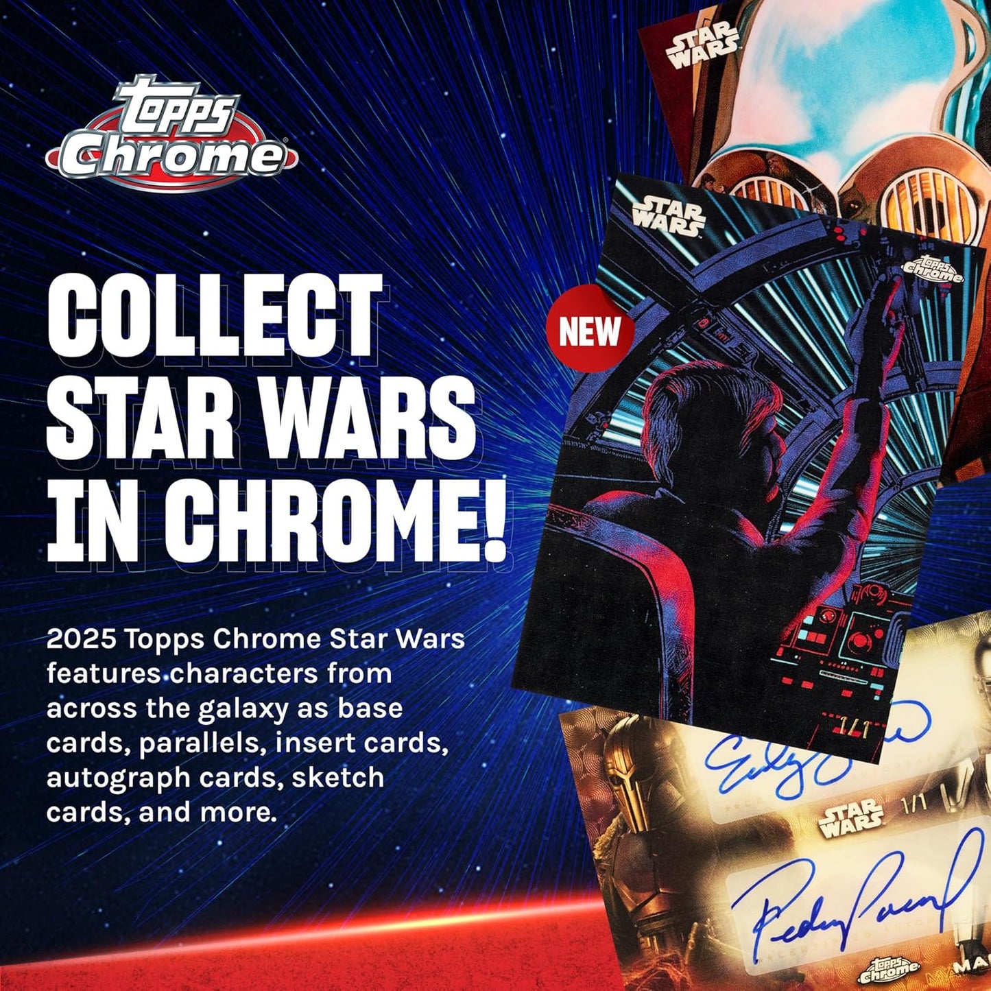 2025 Topps Star Wars Chrome Hobby Box
