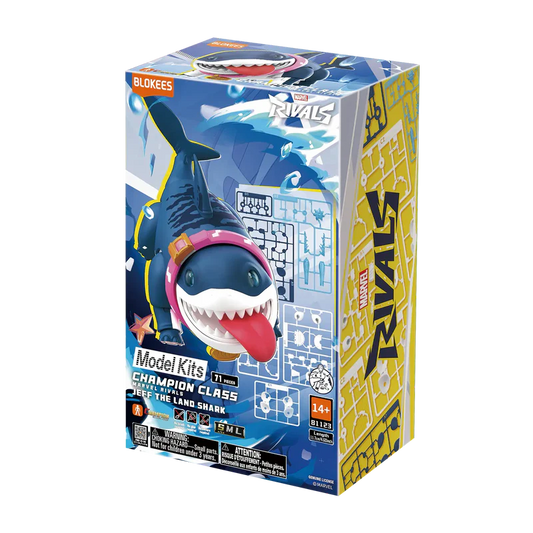MARVEL RIVALS™ CHAMPION CLASS 12 JEFF THE LAND SHARK™ MODEL KITS | BLOKEES