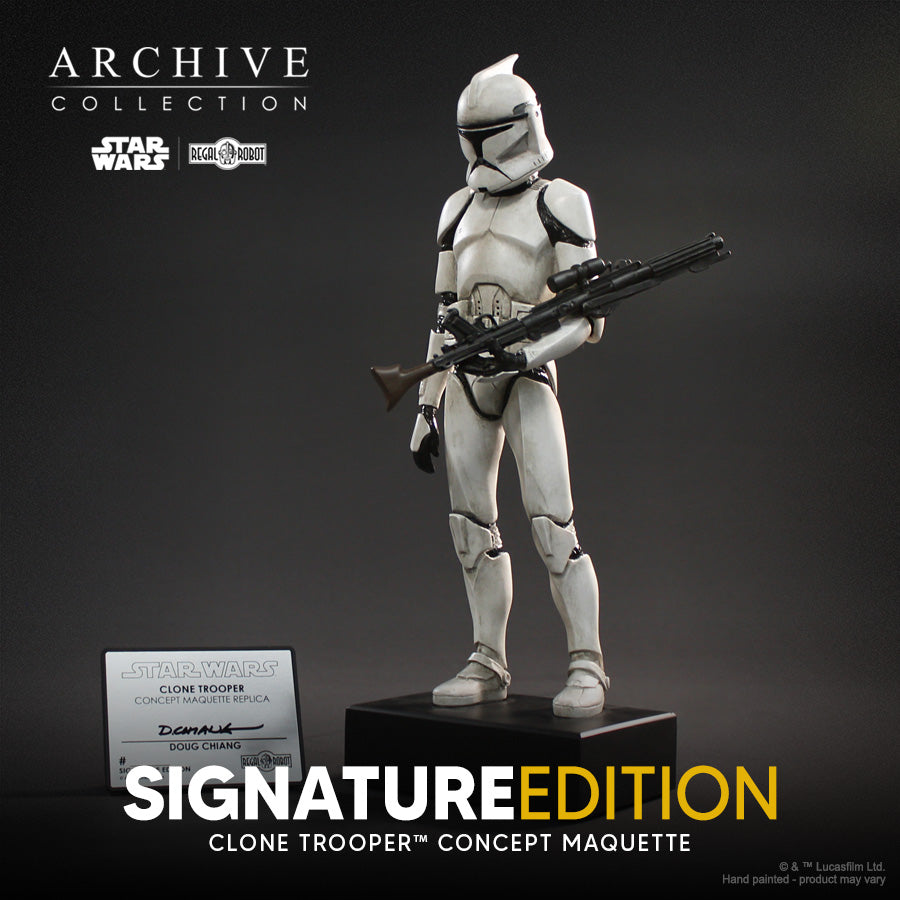 Clone Trooper™ Concept Maquette Replica – Doug Chiang Signature Edition