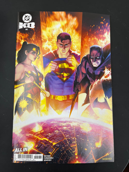 DC K.O. #1 (OF 5) CVR M INC 1:25 NOOBOVICH CARD STOCK VAR-image